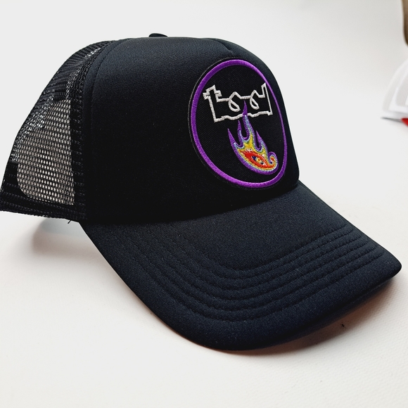 Tool Embroidered Patch Foam Trucker Mesh Snapback Cap Hat Black - Picture 3 of 4